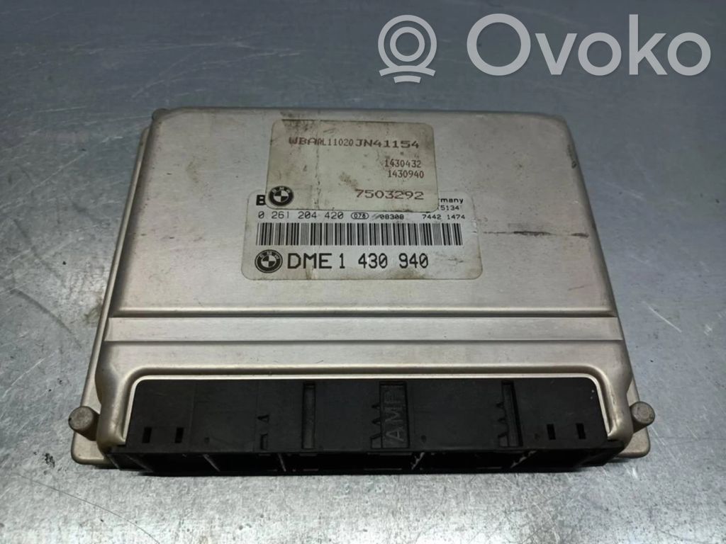 Unidad de control/módulo ECU del motor   DME1430940