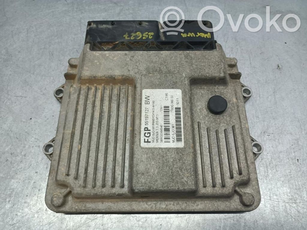 Opel Meriva A Komputer / Sterownik ECU silnika 