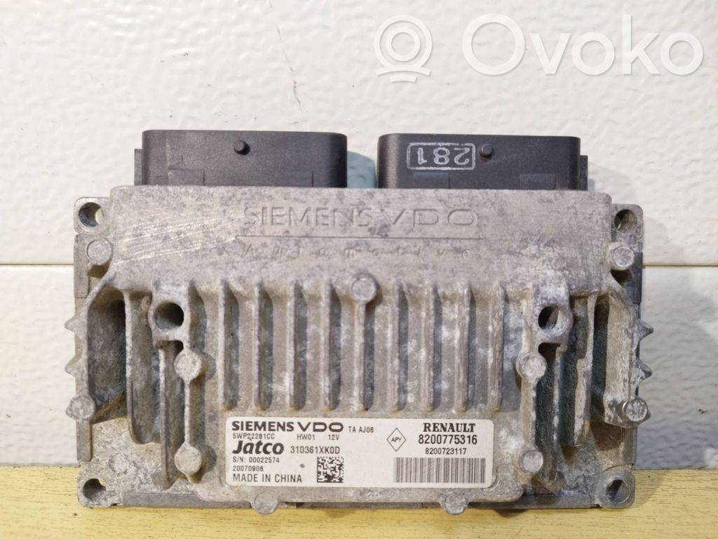 Renault Laguna III Unitate/modul de control cutie de viteze 