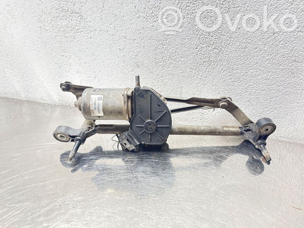 Opel Corsa D Front wiper linkage and motor 