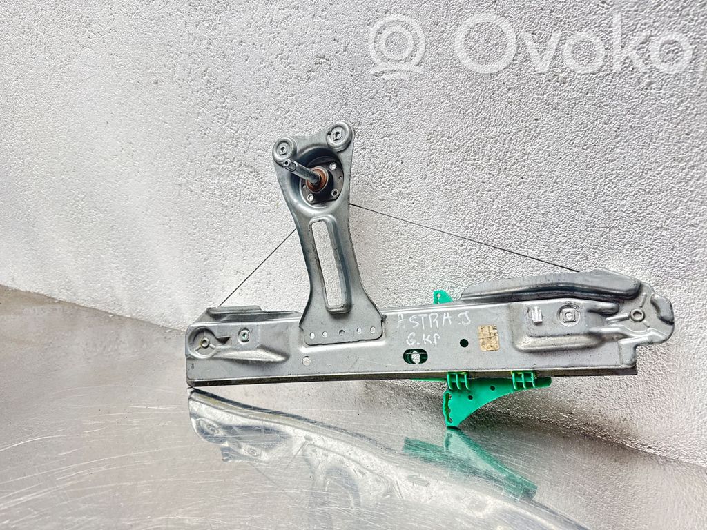 Opel Astra J Regulador manual de la ventanilla trasera 