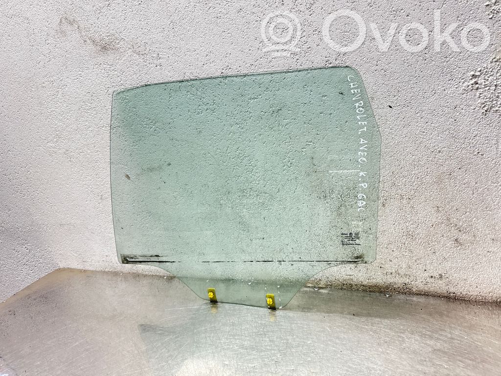 Chevrolet Aveo Pagrindinis galinių durų stiklas 