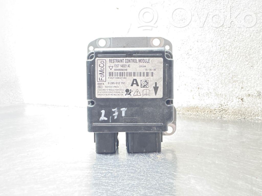 Sterownik / Moduł Airbag   0285012791,F2GT14B321AC,6800060922AB