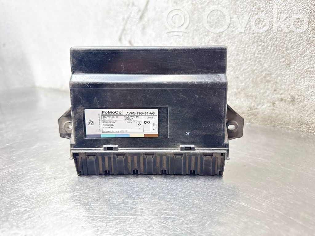 Module confort   AV6N19G481AG,5WK49778H