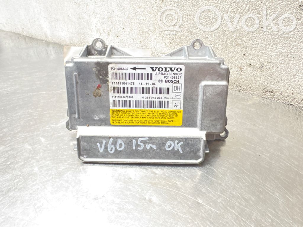 Volvo V60 Airbag control unit/module 