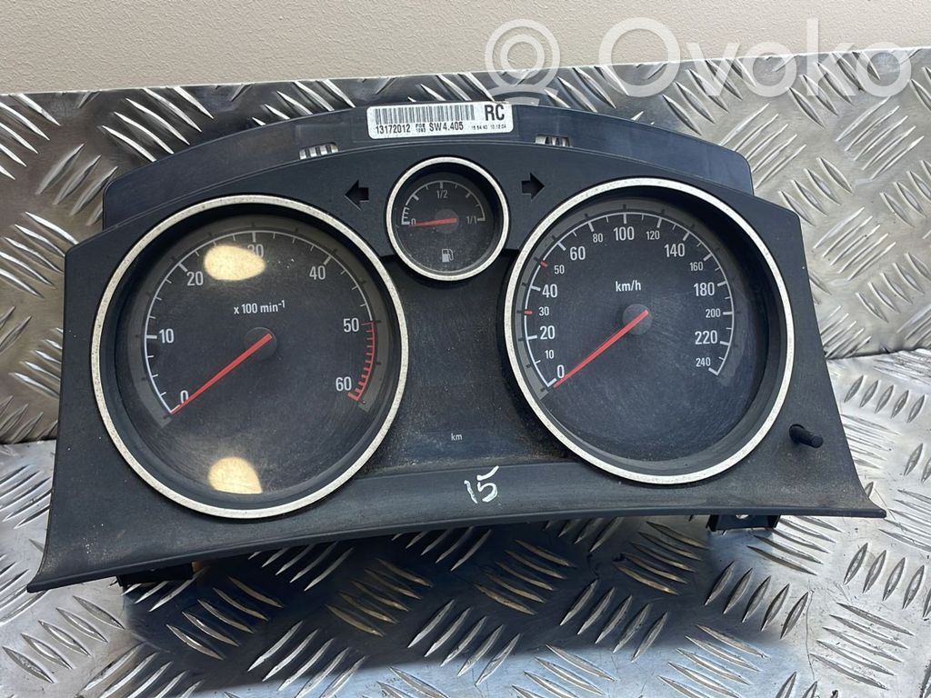 Opel Astra H Speedometer (instrument cluster) 