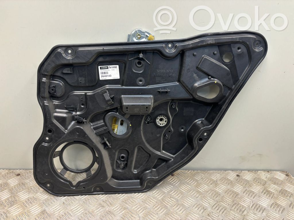 Volvo S60 Mechanizm podnoszenia szyby tylnej bez silnika 