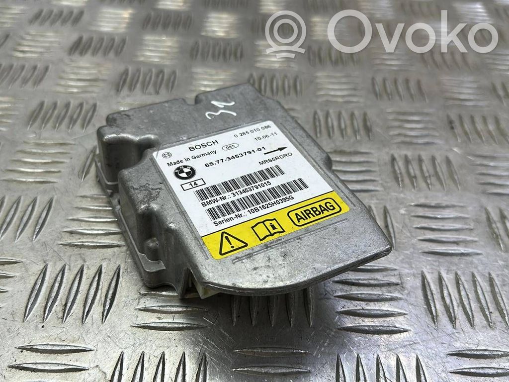 Airbag control unit/module   3453791,0285010086,6577345379101,345379101