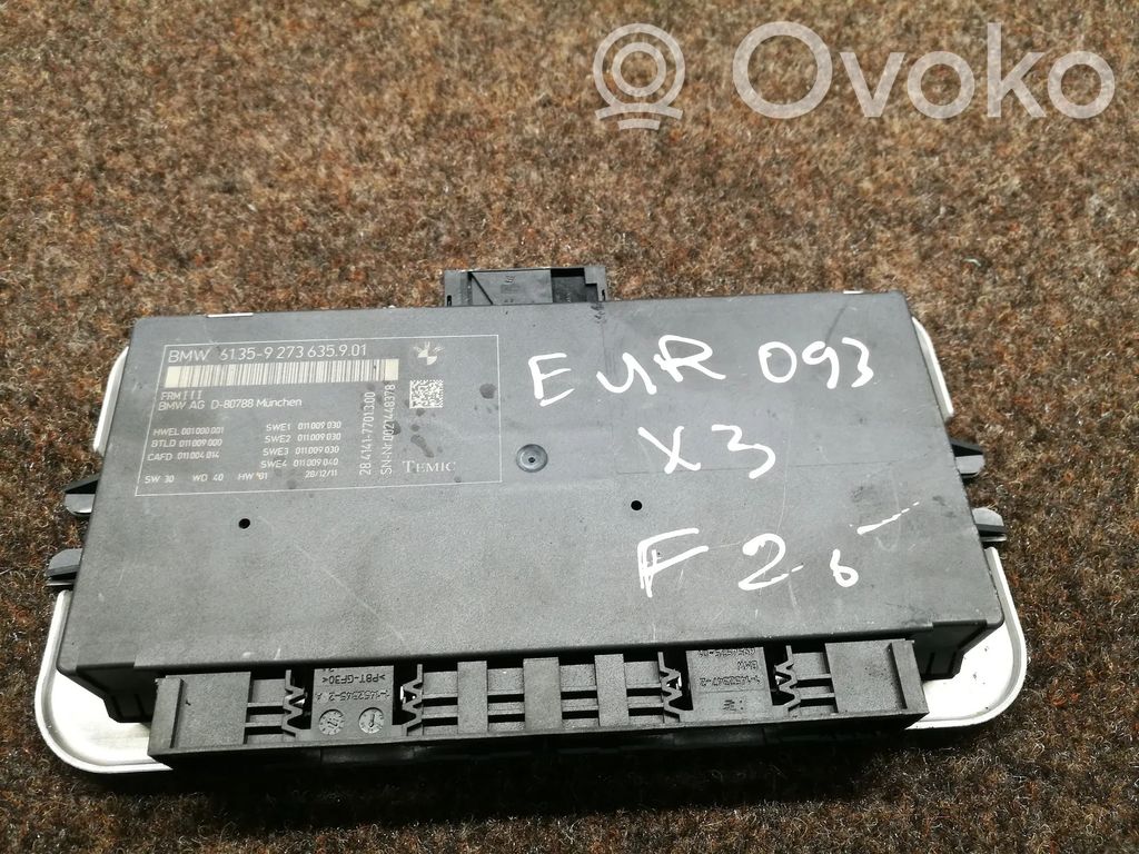 BMW 5 F10 F11 Module d'éclairage LCM 