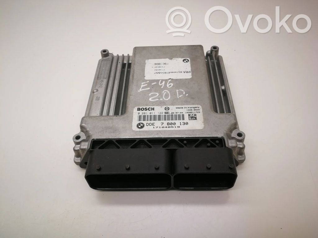 BMW 3 E46 Variklio valdymo blokas 