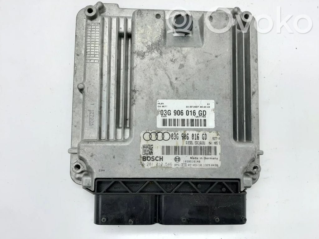 Audi A4 S4 B7 8E 8H Engine control unit/module 