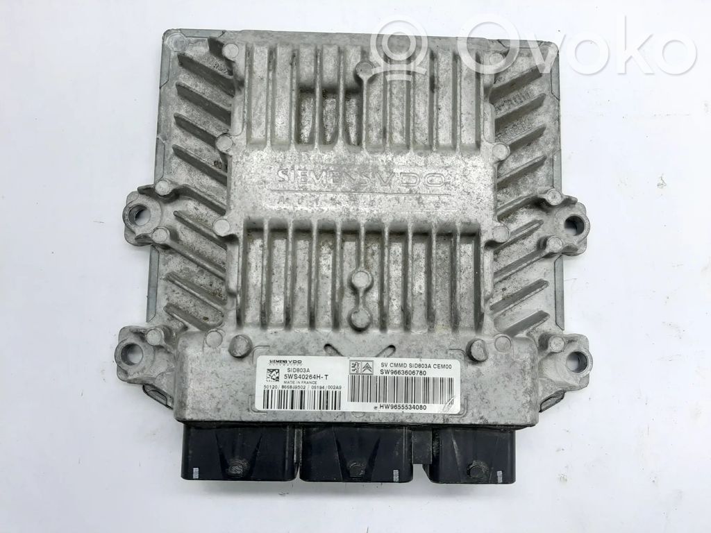 Peugeot 407 Engine control unit/module 