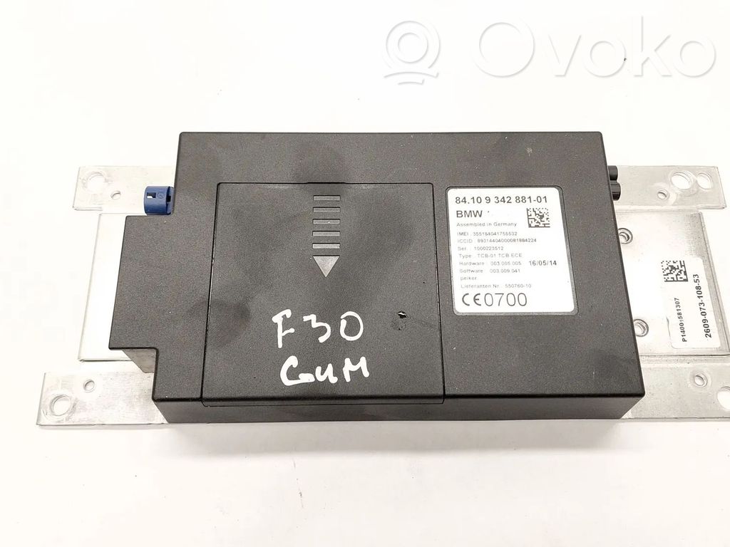 BMW 3 F30 F35 F31 Bluetooth control unit module 