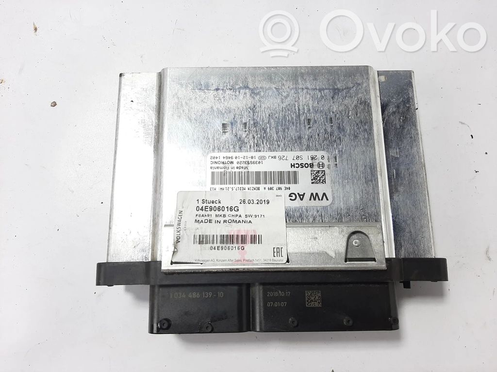 Sterownik / Moduł ECU   04E907309A,04E906016G