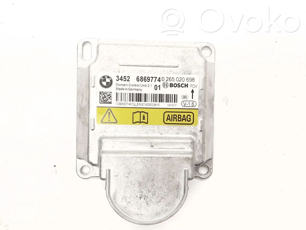 BMW X3 F25 Sterownik / Moduł Airbag 