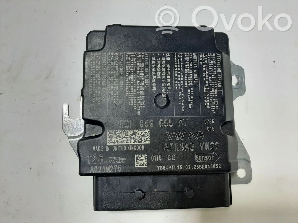 Volkswagen PASSAT B8 Airbag control unit/module 