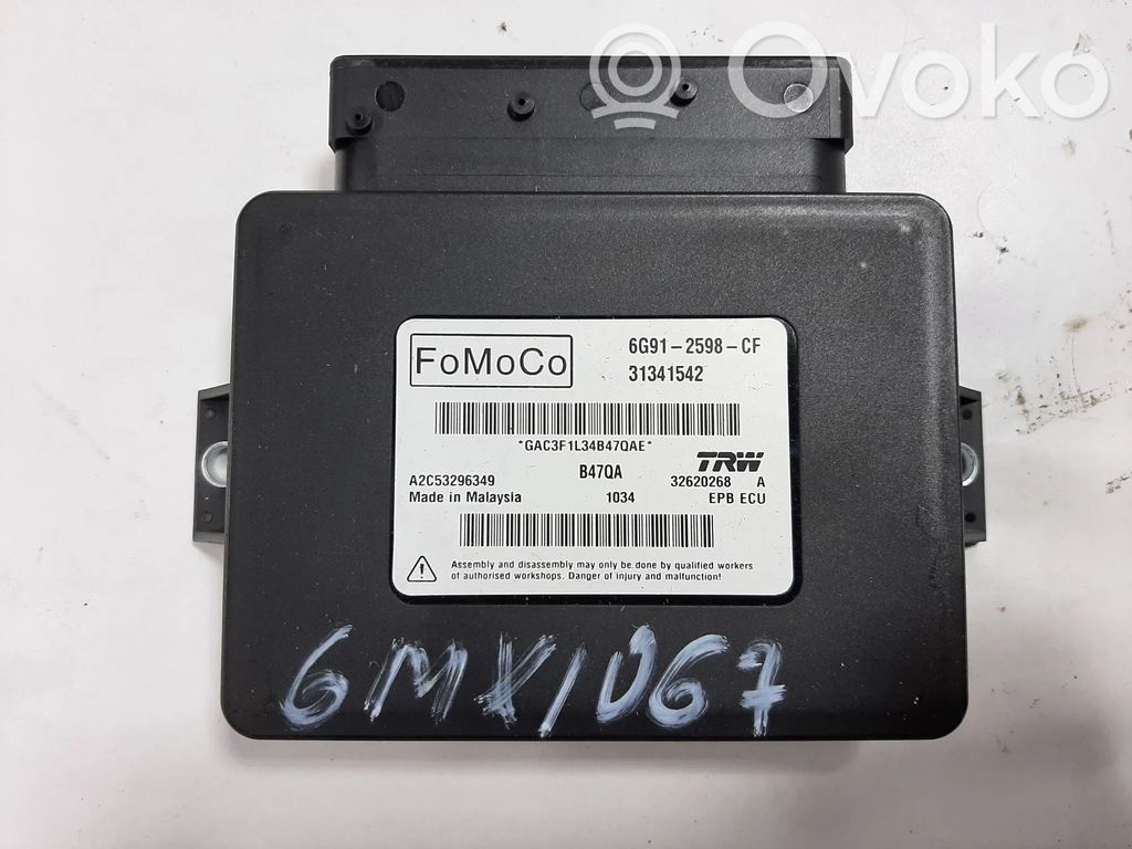 Volvo XC60 Unitate/modul comandă EMF frână spate 