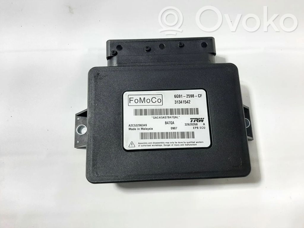 Volvo XC60 Unitate/modul comandă EMF frână spate 