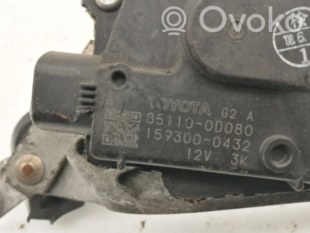 Toyota Yaris Tiranti e motorino del tergicristallo anteriore 