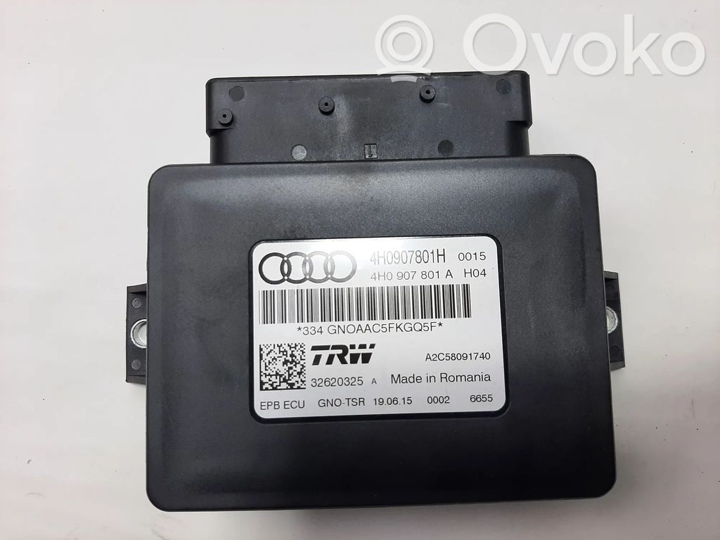Audi A7 S7 4G Unitate/modul comandă EMF frână spate
