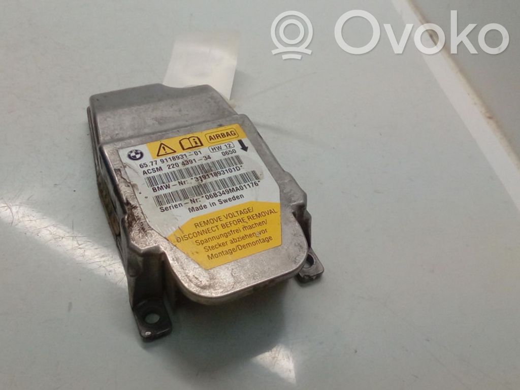 BMW 5 E60 E61 Airbag control unit/module 