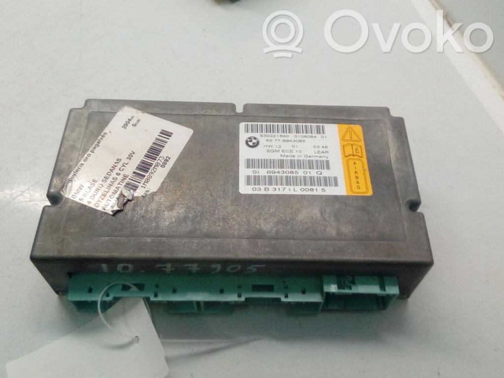 BMW 5 E60 E61 Airbag control unit/module 