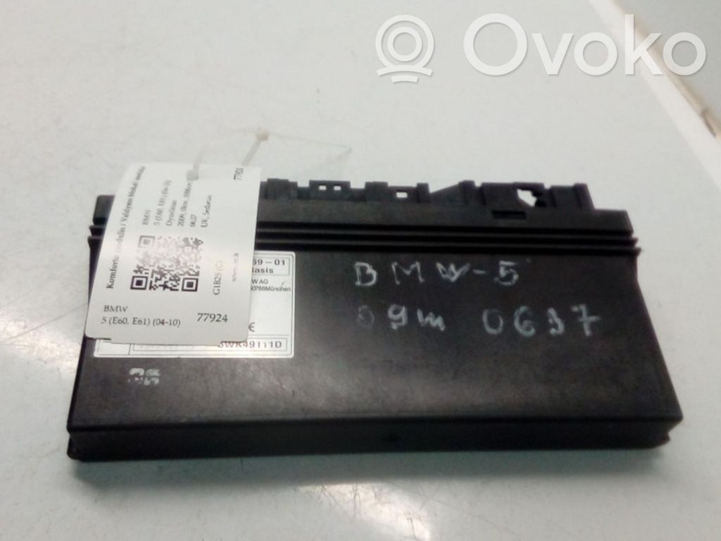 BMW 5 E60 E61 Komforta modulis 