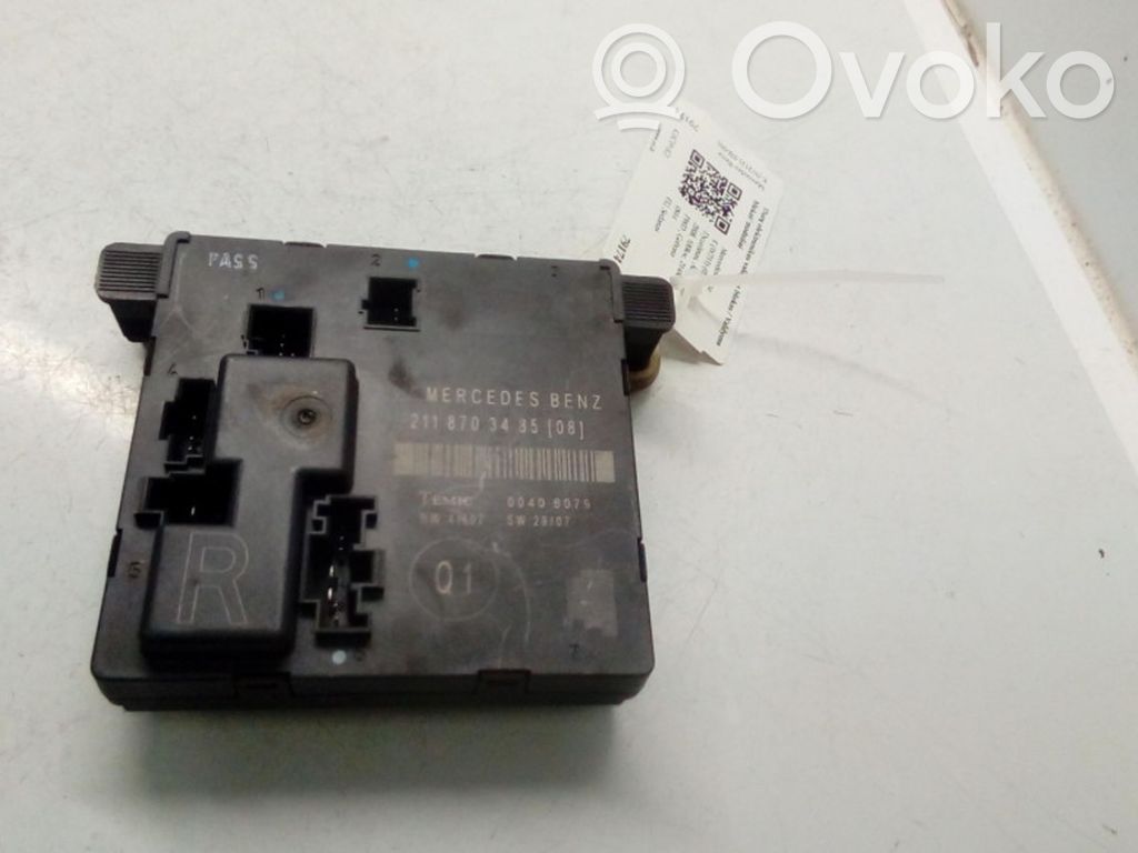 Mercedes-Benz E W211 Door control unit/module 