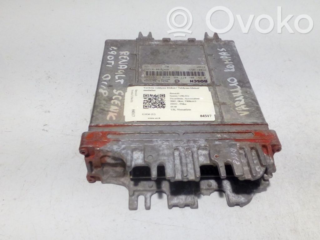 Renault Scenic I Engine control unit/module 