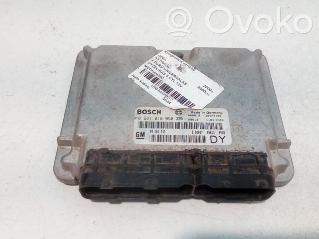 Opel Astra G Engine control unit/module 