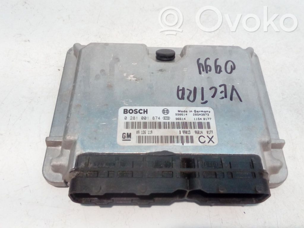 Opel Vectra B Engine control unit/module 