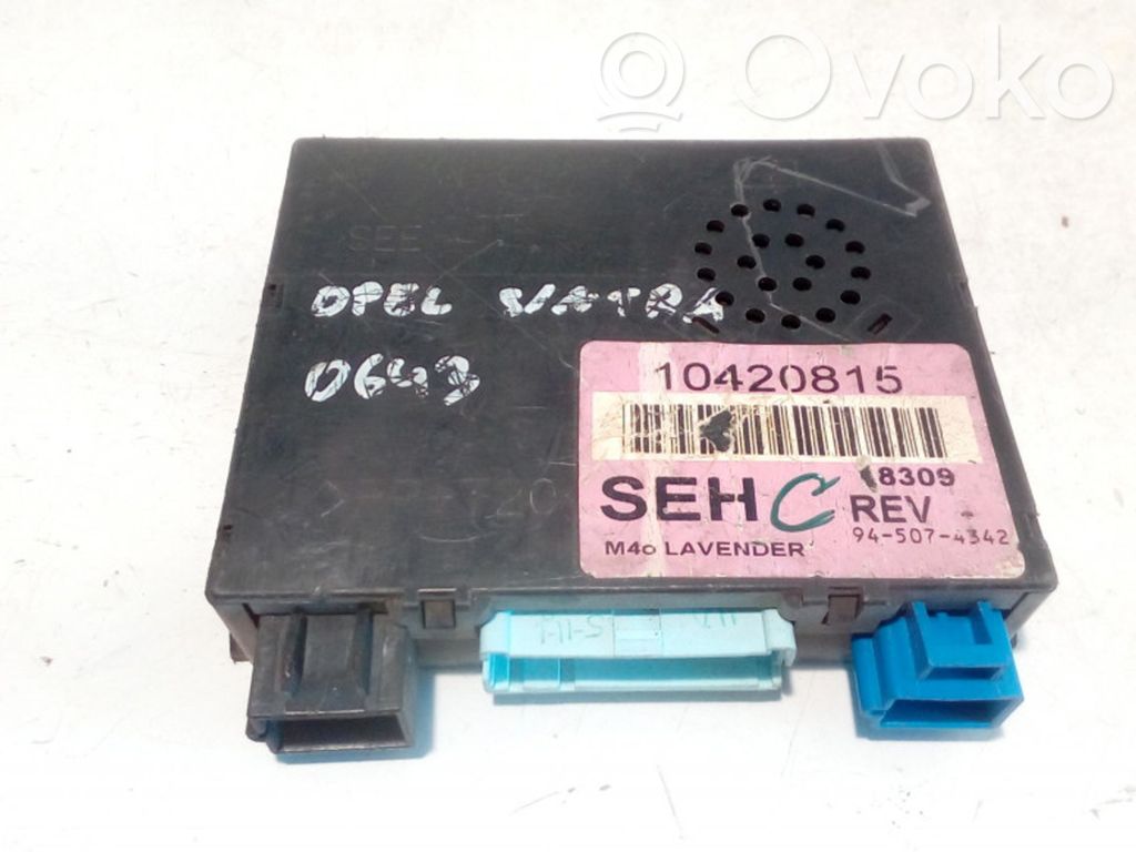 Opel Sintra Other control units/modules 