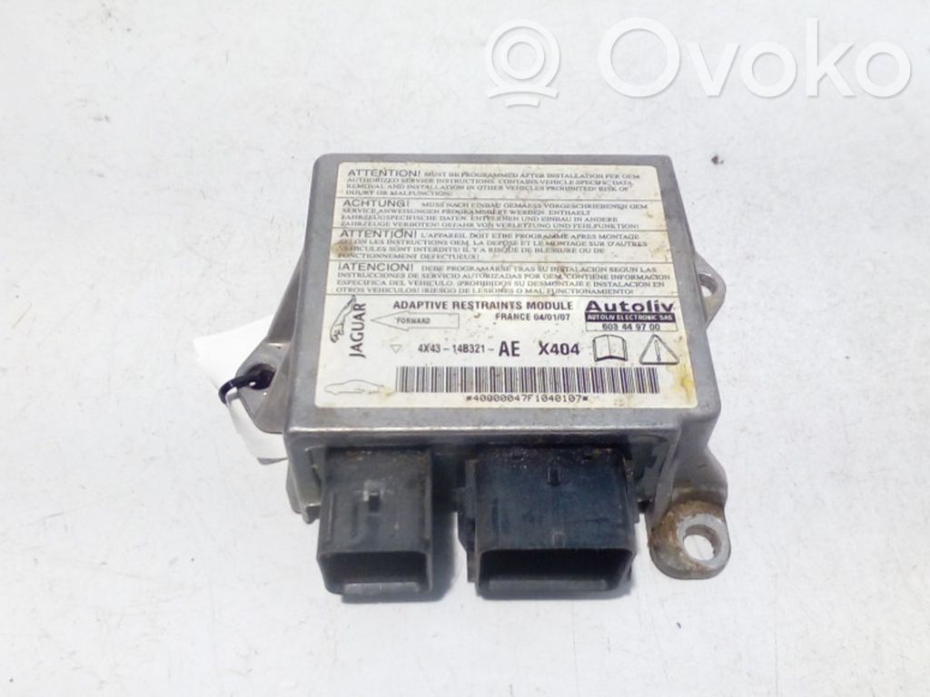 Jaguar X-Type Airbag control unit/module 