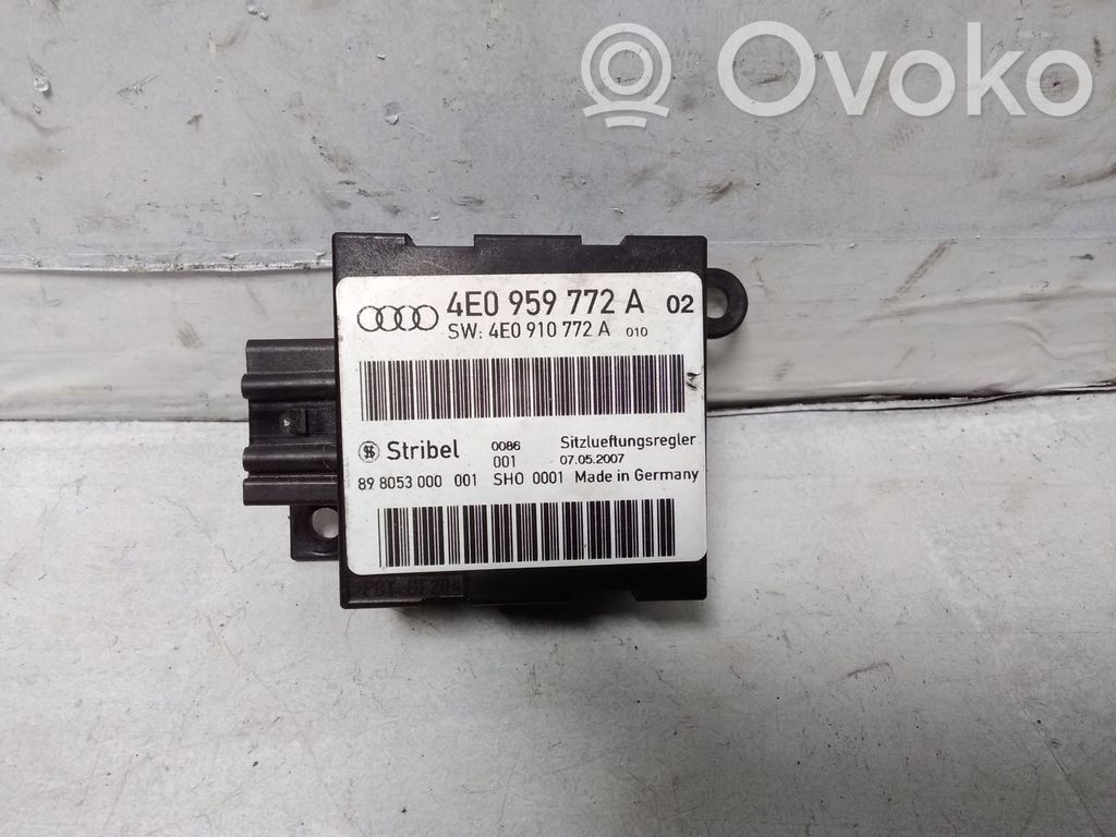 Sonstige Steuergeräte / Module   4E0959772A,4E0910772W,89805300001