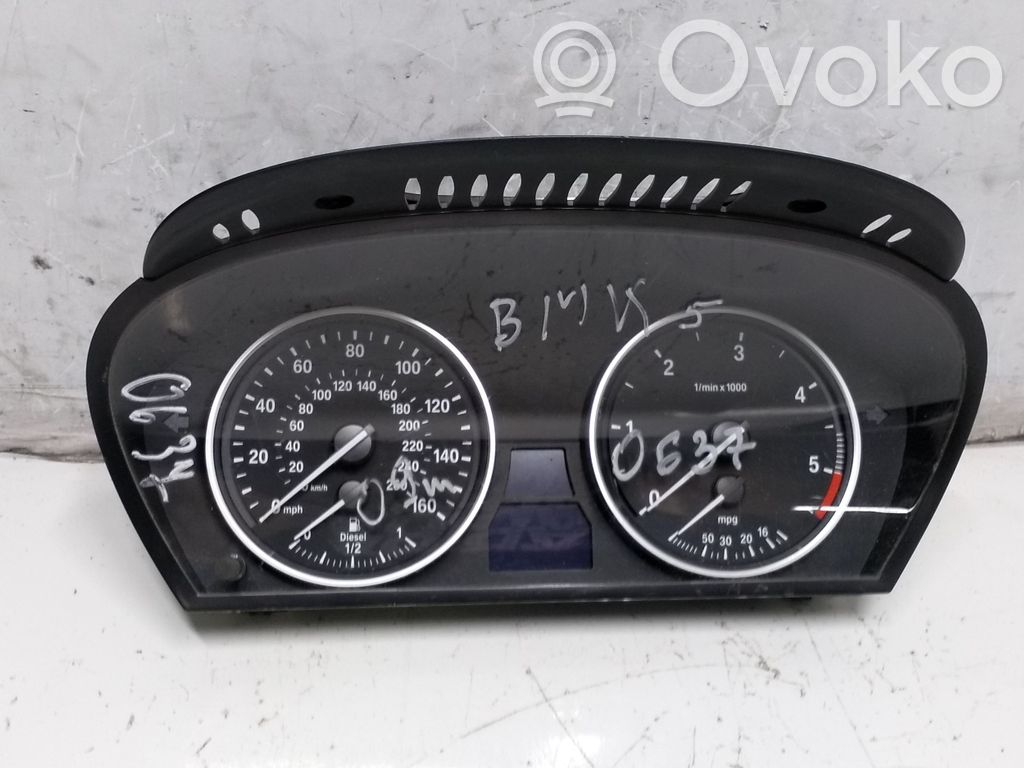 BMW 5 E60 E61 Speedometer (instrument cluster) 