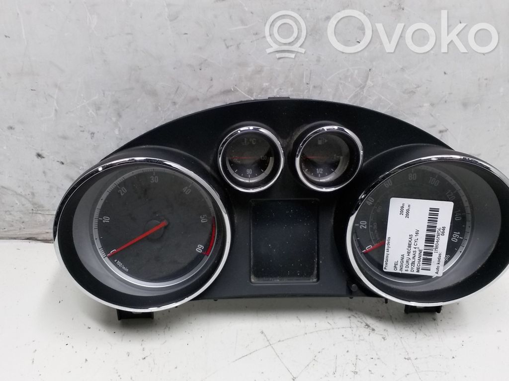Opel Insignia A Nopeusmittari (mittaristo) 