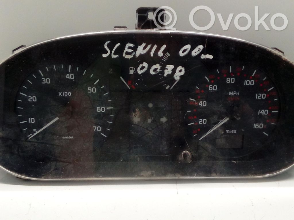 Renault Scenic I Speedometer (instrument cluster) 