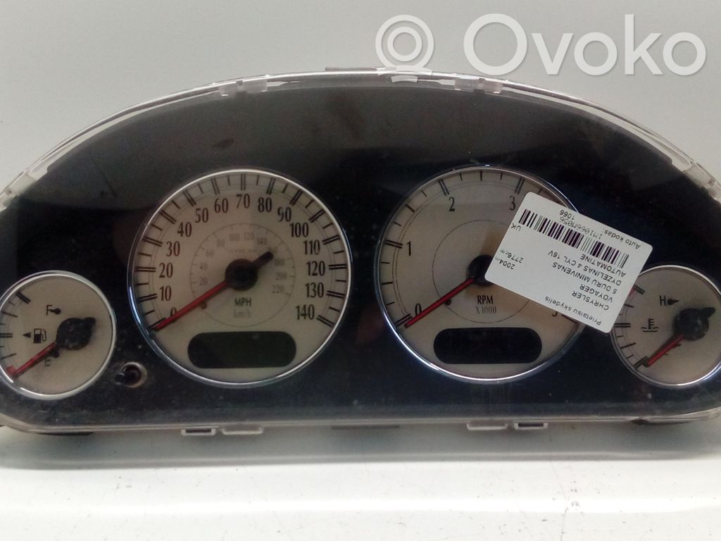 Chrysler Voyager Tachimetro (quadro strumenti) 