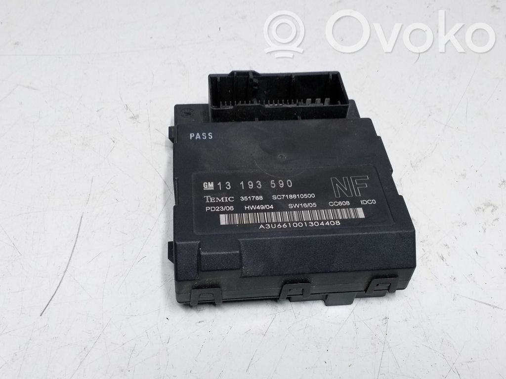 Opel Vectra C Comfort/convenience module 