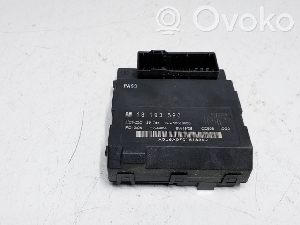 Opel Vectra C Comfort/convenience module 