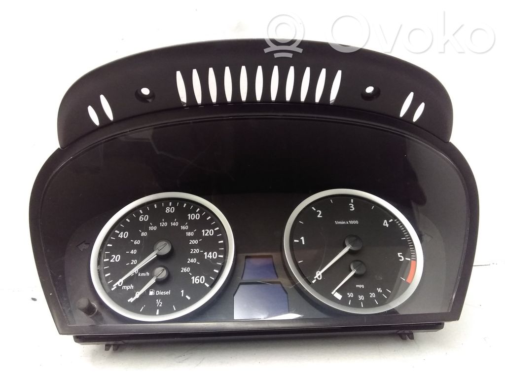 BMW 5 E60 E61 Spidometrs (instrumentu panelī) 