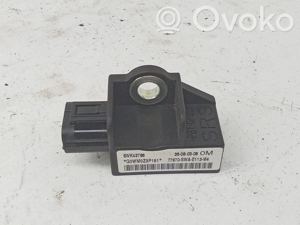 Czujnik uderzenia Airbag   77970SWAE113M4,5WK43786,G0WM0Z3P151,36080308