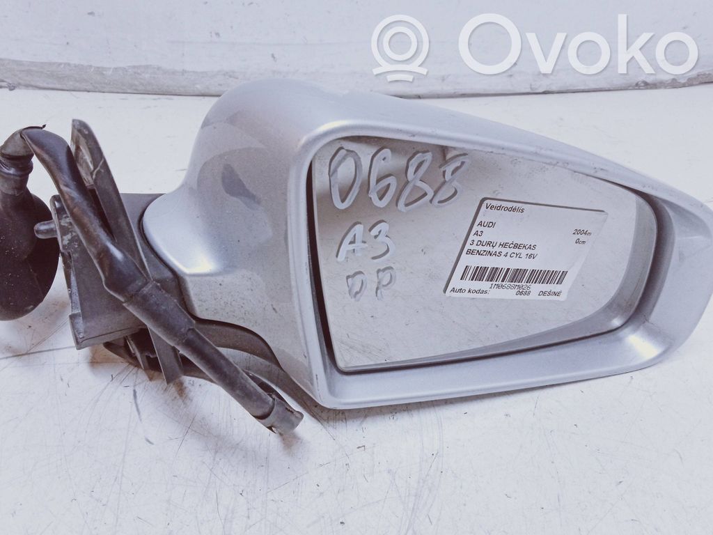 Audi A3 S3 8P Etuoven sähköinen sivupeili