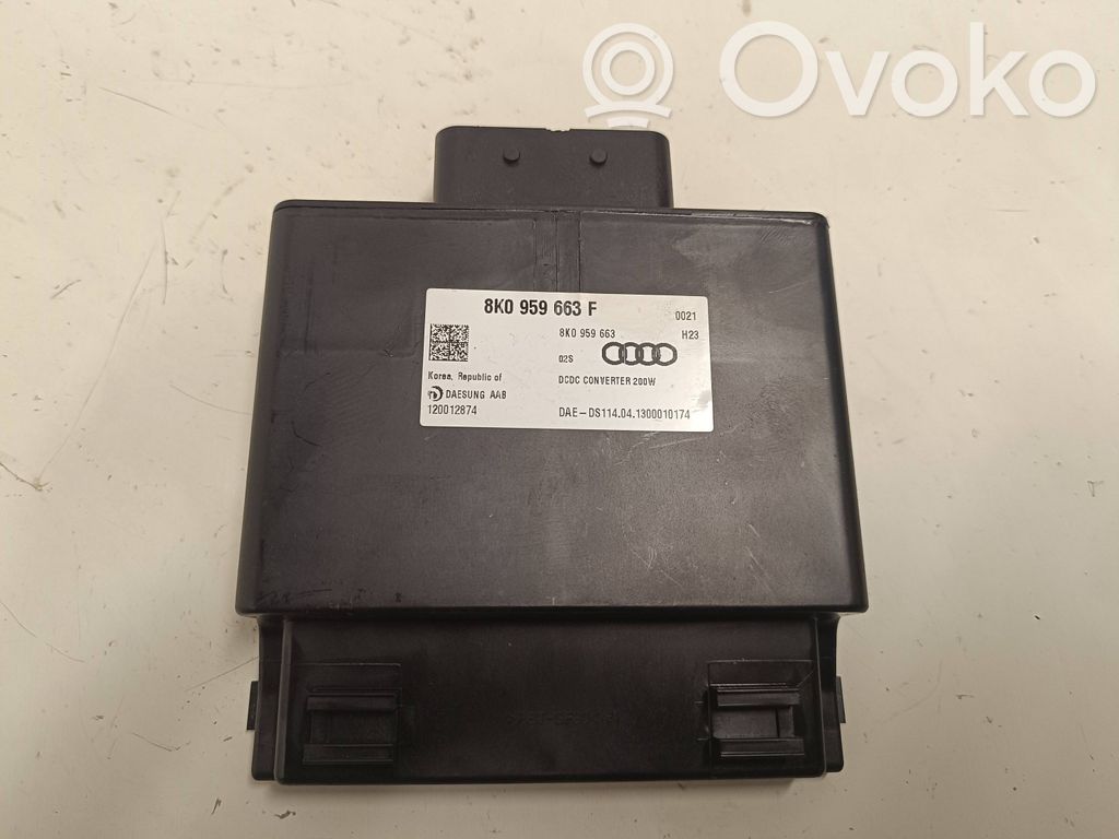 Audi A6 Allroad C7 Modulo del convertitore di tensione/trasformatore 
