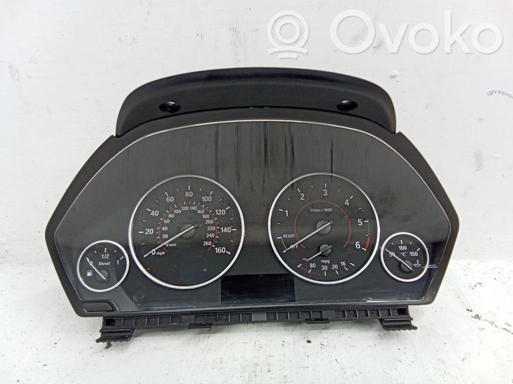 BMW 3 F30 F35 F31 Speedometer (instrument cluster) 