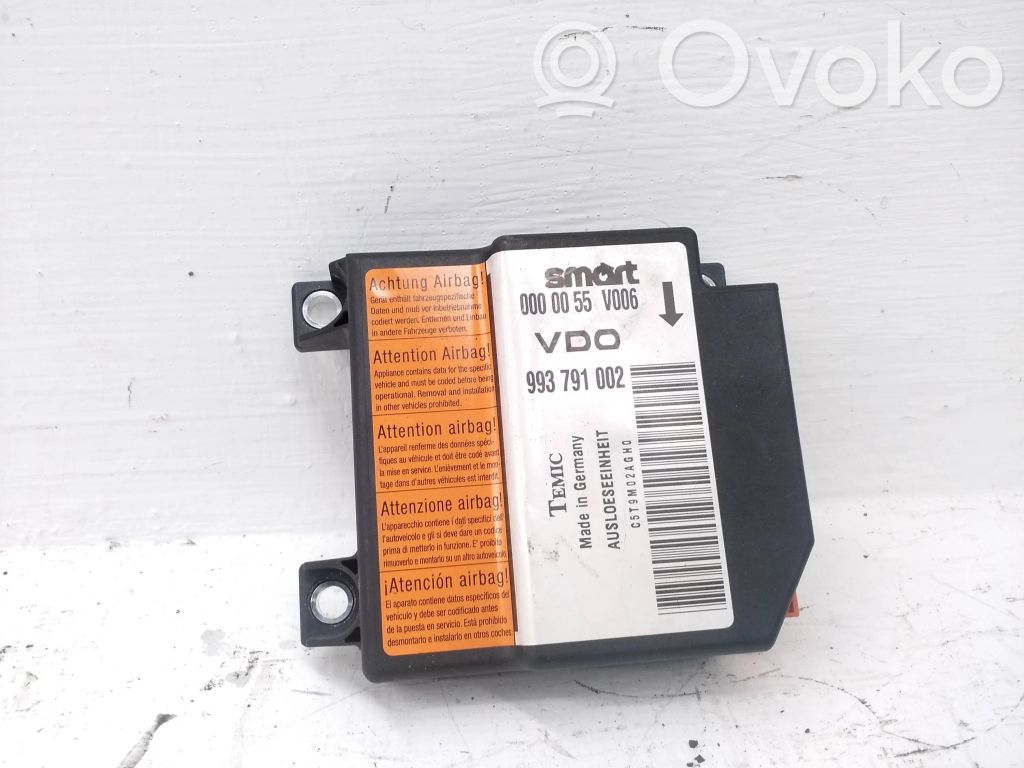 Smart ForTwo I Airbag control unit/module 