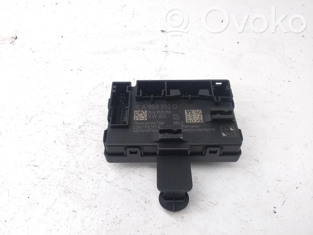 Volkswagen ID.3 Unité de commande module de porte 