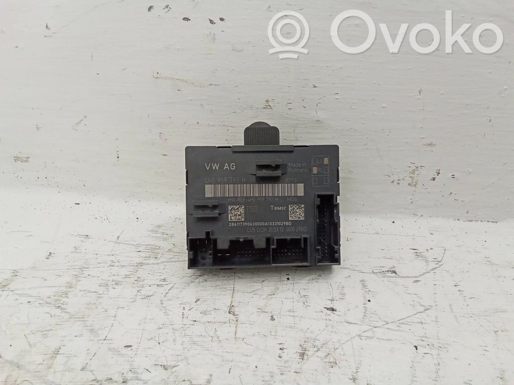 Audi A8 S8 D4 4H Unité de commande module de porte 