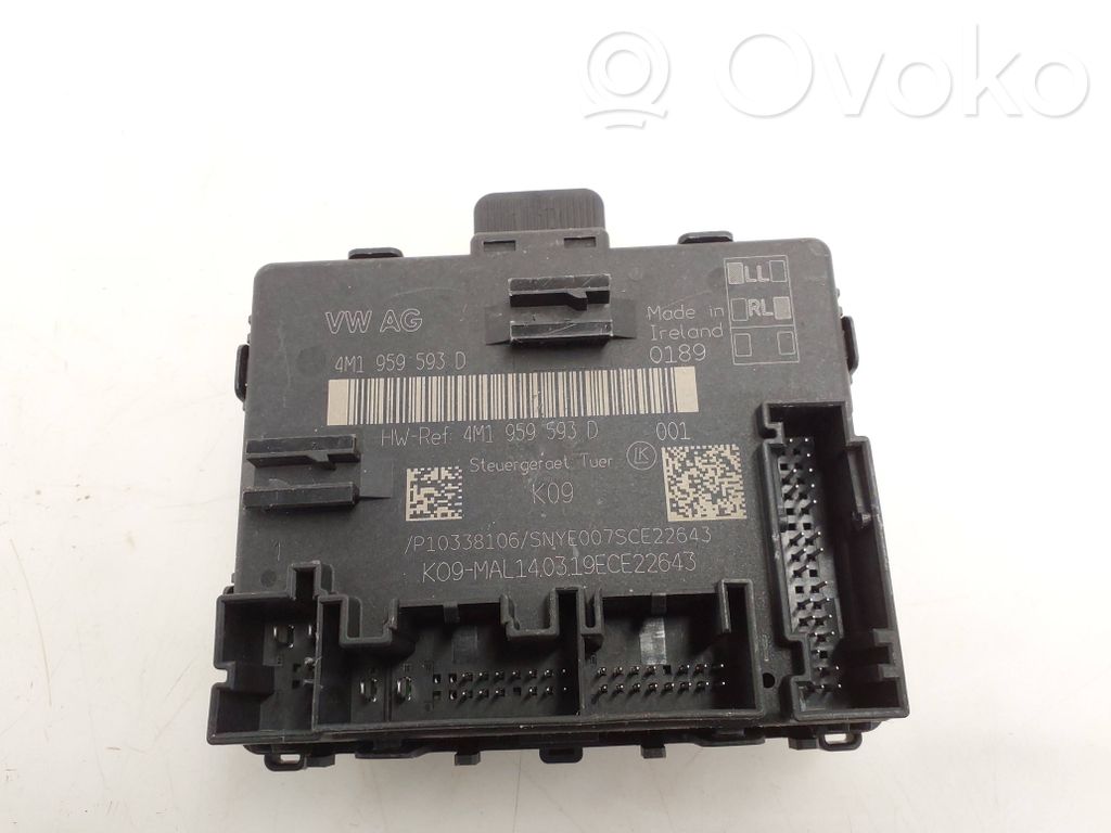 Porsche Cayenne (9Y0 9Y3) Door control unit/module 