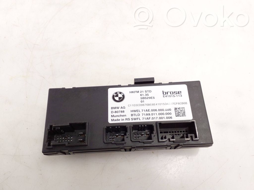 BMW iX1 Tailgate/trunk control unit/module 